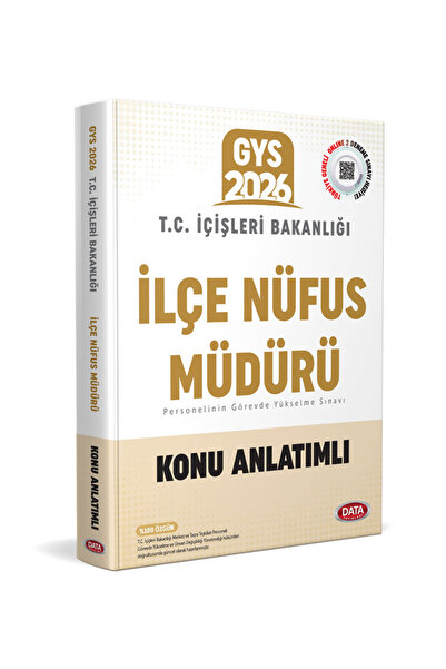 Data Yayınları Data 2026 Gys Içişleri Bakanlığı Ilçe Nüfus Müdürü Konu Anlatı...