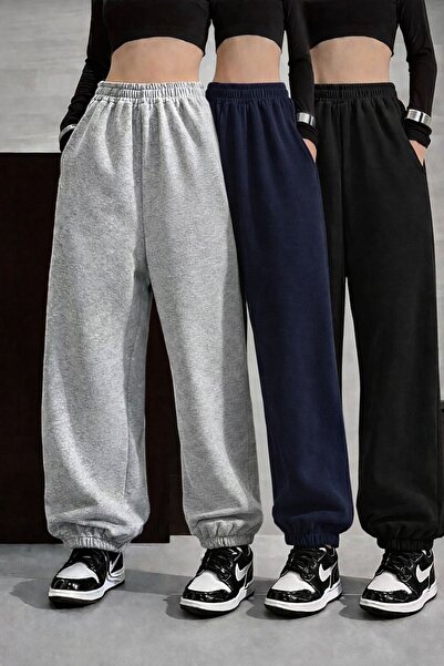 HRM COLLECTİVE ΤΡΙΑ ΤΕΜΑΧΙΑ ΜΑΥΡΟ ΓΚΡΙ ΝΑΥΤΙΚΟ ΜΠΛΕ ΦΟΡΜΑΡΙΑ ΜΕ ΕΛΑΣΤΙΚΕΣ ΛΕΠ...