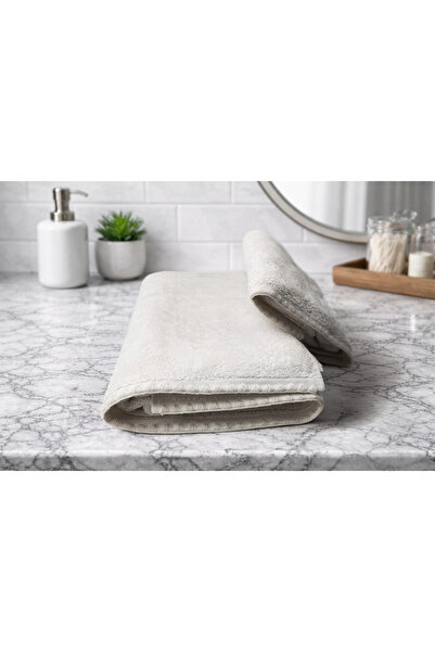 Türkühome Cream Oyster Stitched 100% P Cotton Y Soft-Textured High Water Abso...