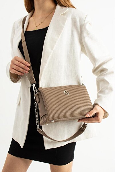 Asel Women's Chain Strap Piece Set and Adjustable Crisscross Straps Multi-Com...