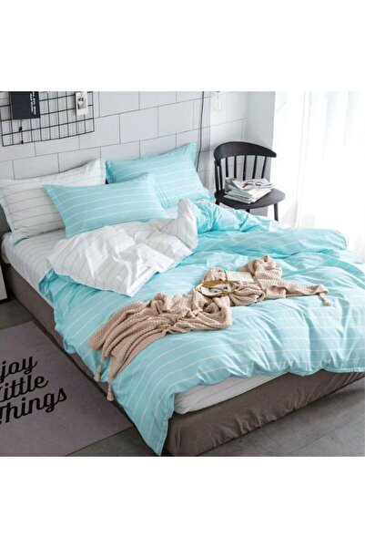 OEMN Set in de pat din bumbac satinat cu 4 piese