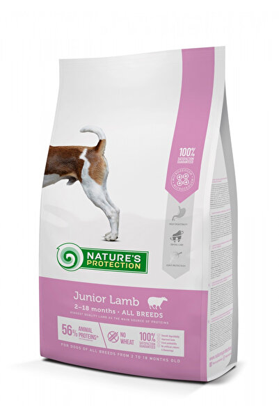 Nature's Protection Dog Junior, miel, hrana uscata premium pentru caini junio...