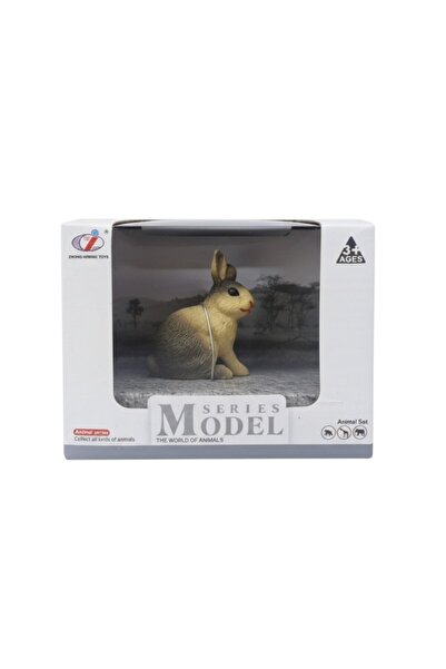 TUFY TOYS KAHVERENGİ TAVŞAN FİGÜR- SEVİMLİ HAYVAN MODEL OYUNCAK