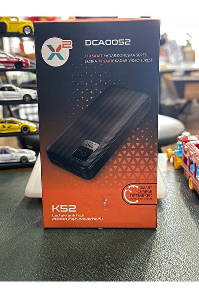 X2 Power Bank Led Ekran 20.000mah Hızlı Şarz K52