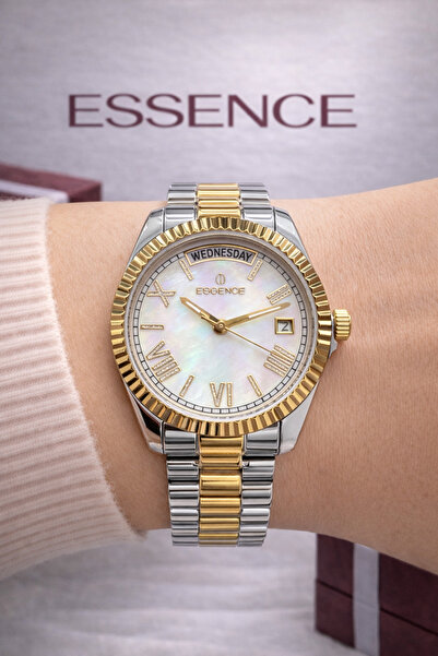 Essence KADIN KOL SAATİ 22 AYAR ALTIN KAPLAMA 5