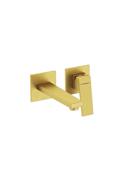 Artema Minimax Square Ank.Lav.Bat,Kısa Fırçalı Altın A4359225 Ankastre Lavabo...