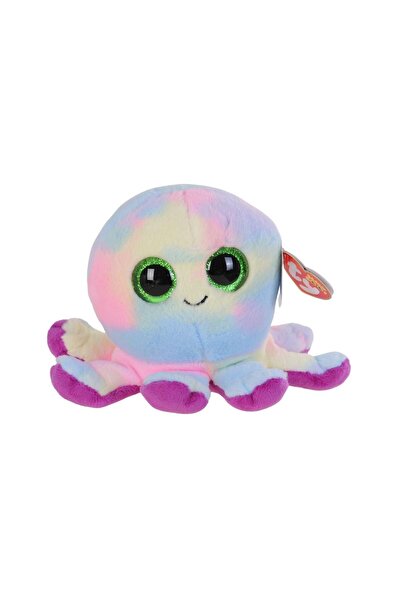 TY Beanie Boos لعبة فقاعات الأخطبوط الباستيل 15 سم وبري