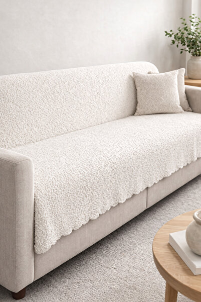 ÖZLÜ TEKSTİL Modern Soft-Textured Multi-Purpose Sofa Cover 190 X 250