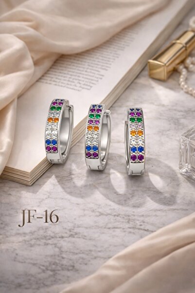 Jack Ferrero 3-Piece Zircon Stone Basic Women's Earrings