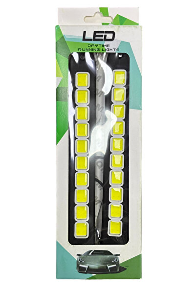 YGT Gündüz Farı Elastik Cob Led 12v Beyaz 26 Cm (KGN 0806055)