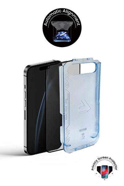 Wrapsol iPhone 15 Pro Uyumlu Hayalet Kırılmaz Cam Ekran Koruyucu Corning Glas...