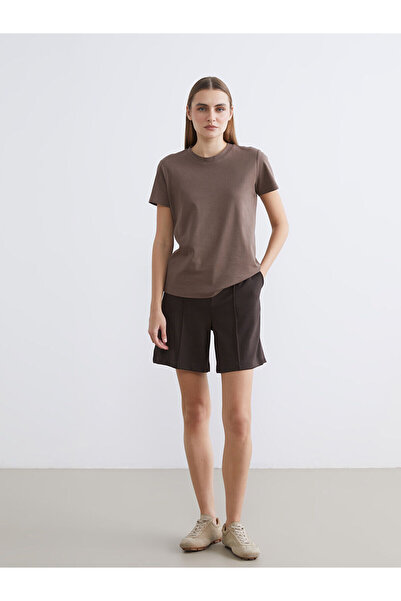 LC Waikiki Γυναικείο αθλητικό σορτς Özmarka Νέας Σεζόν με ελαστική μέση