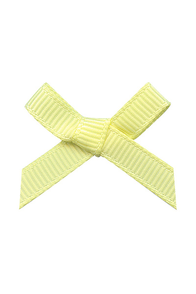 Vipfoni Handmade Ready-Made Bow Plain Tiny Grosgrain Ribbon 1 cm 25 Pieces
