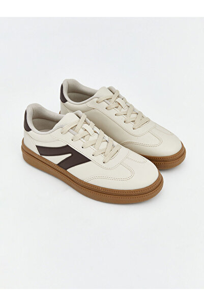 LC Waikiki فيزيون الموسم الجديد جلد صناعي مجموعة من حذاء بنعل مطاطي قطع للنسا...