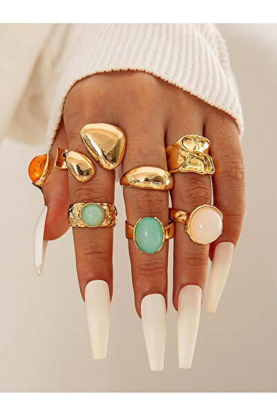 Take Two By Styli Pack of 7 - Embellished Rings