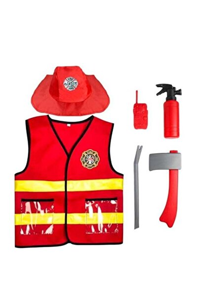 UKR Firefighter Kids Dressing Up & Costumes Role Play Dress Up Set