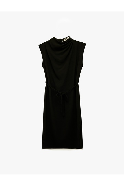 Koton Γυναικείο Φόρεμα 6SAK80084UW ΜΑΥΡΟ