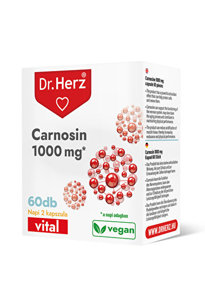Dr Herz Vegan capsules with carnosine 1000 mg 60 pcs