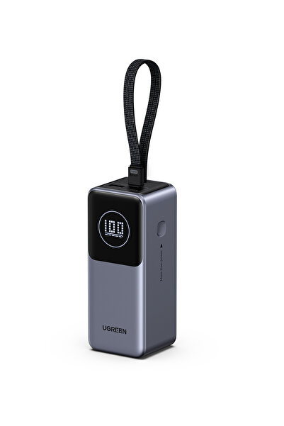 Ugreen Nexode 20.000 mAh 130 W Akıllı Ekranlı Dahili Kablolu Hızlı Şarj Power...