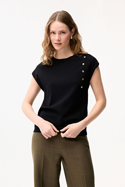 Love My Body Bisiklet Yaka Triko Bluz