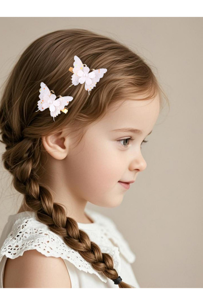 Take Two By Styli Pack of 2 - White Butterfly Hair Clips