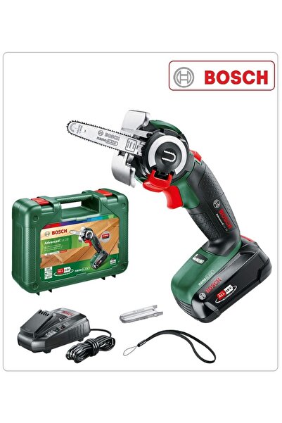 Bosch AdvancedCut 18 AKÜLÜ TESTERE (2,5 Ah TEK AKÜ) + ŞARJ CİHAZI SAKLAMA ÇAN...