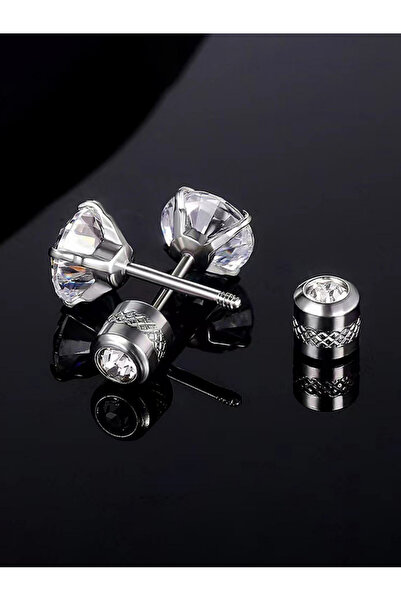 Take Two By Styli أقراط مرصعة بتفاصيل كريستالية