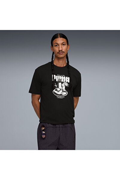 Puma Graphic Men's Black T-Shirt