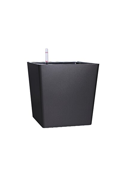 Roberto Rossi Ghiveci inteligent H28,5x27,5x27,5 cm RobertoRossi Cube antracit