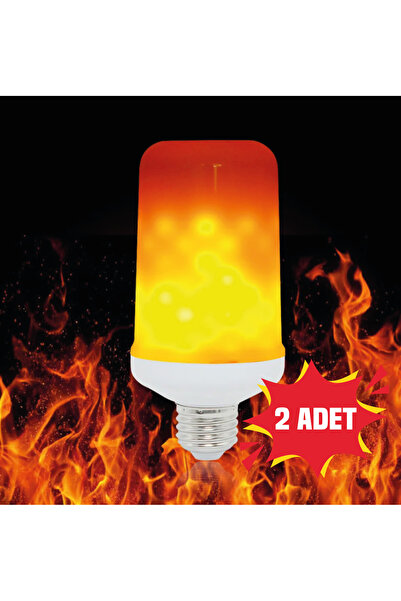 Cata CT-4059 5W LED Alev Efektli Ampul 2 ADET - Şömine Keyfi Amber Işık E27 Duy