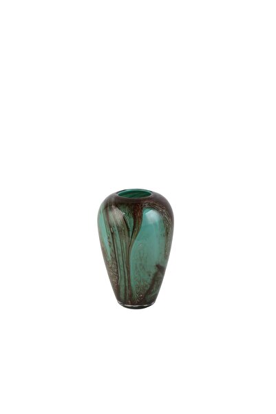 Vitale Glass Green Dream Cube/Vase 20X20X31Cm