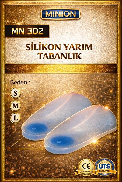 Minion Silikon Yarım Tabanlık Topuk Dikeni