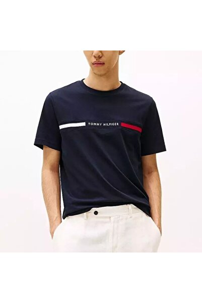 Tommy Hilfiger Tricou HILFIGER ΜΠΛΟΥΖΑ ΜΕ ΕΝΘΕΤΟ ΣΤΗΘΟΥΣ