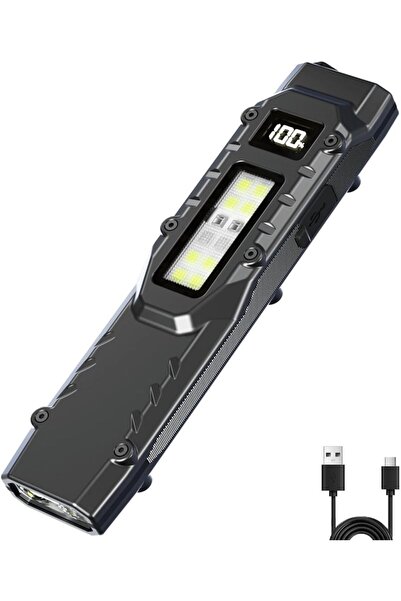 Choice1 مصباح يدوي تكتيكي LED أسود من XIWANGFIRE طراز DT007 بقوة 1500 لومن - ...