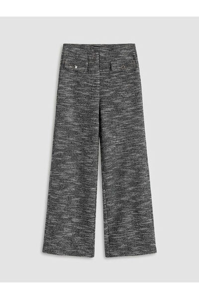 LC Waikiki Özmarka New Season Elastic Waist Patterned Women's Trousers