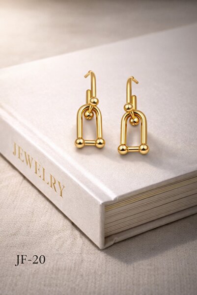Jack Ferrero Interlocking Women's Steel Earrings