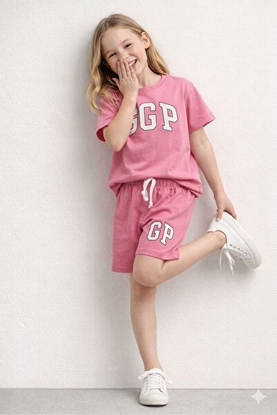 ciklet kids Set de top și pantaloni scurți pentru fete