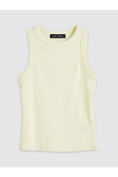 LC Waikiki Γυναικείο μπλουζάκι με λαιμόκοψη Özmarka New Season