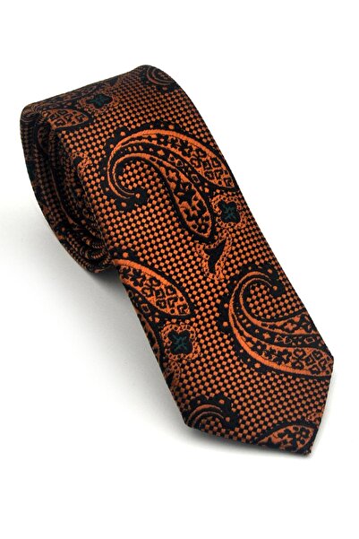 Gaffy Svetlo smeđi šal Sa deznom Crni tkana tkanina Maramica Slim fit Kravata...