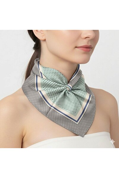 tarzınısec Choose Your Style Gray Striped Polka Dot Pack Scarf / Bandana / Ac...