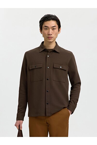 SELECTED Πουκάμισο πάνω από το καθημερινό μαγιό " (Overshirt Classic) - this ...