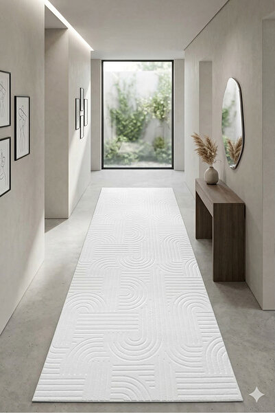 Babil Home Kaymaz Tabanlı Halı Kesme Yolluk Salon Koridor Mutfak Yatak Odası ...