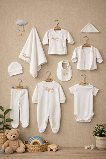 Tomuycuk اسم المنتج N مطرز مجموعة من قطن قطع للفتيات والفتيان حديثي الولادة م...