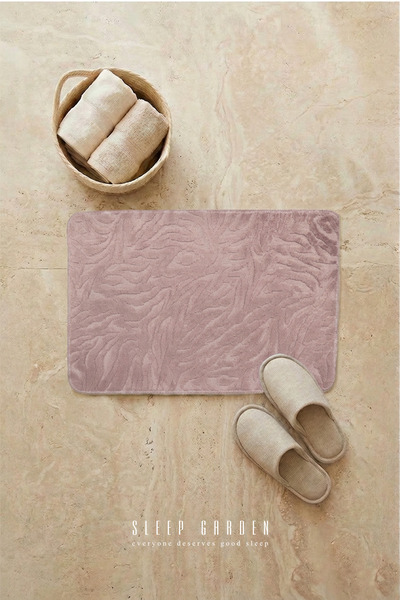 Sleep Garden Calma Bath Mat Non-Slip Dried Rose 40X60