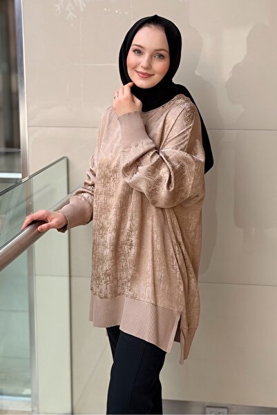 Nuss Ribanalı Jakar Tunik