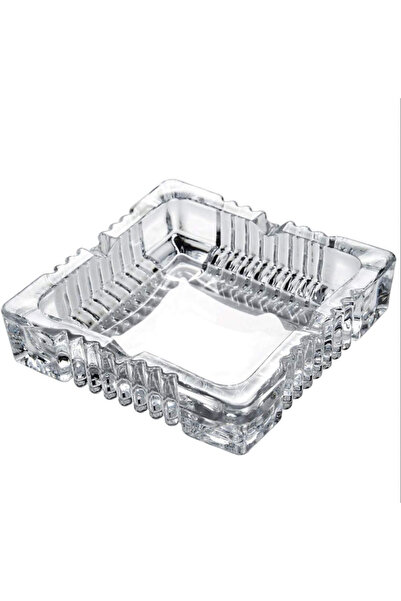 OEM Crystal Ashtray 10×10×3.5 cm Elegant Design for Indoor & Outdoor Use