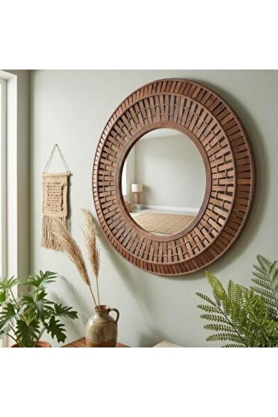 SPR مرايا جدارية خشب HANOM Wooden Wall Mirror