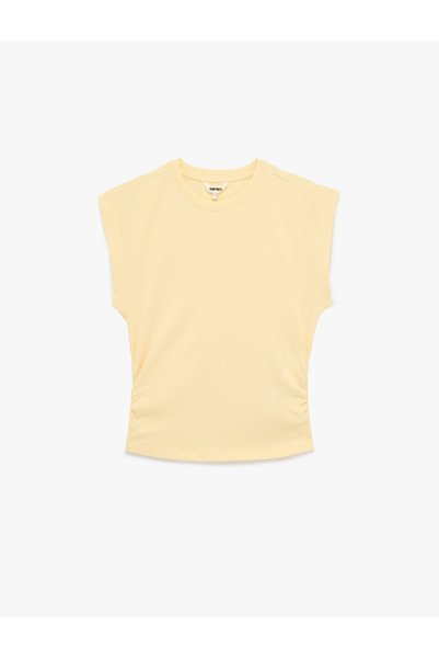 Koton Damen-T-Shirt 6SAK50077EK GELB