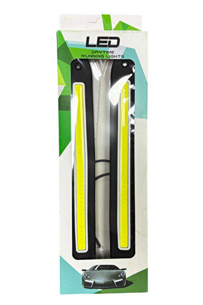 YGT Gündüz Farı Elastik Cob Led 12v Beyaz 26 Cm (KGN 0806057)