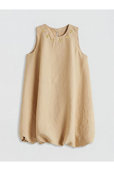 LC Waikiki Rochie tip balon brodata pentru fete Özmarka, sezon nou